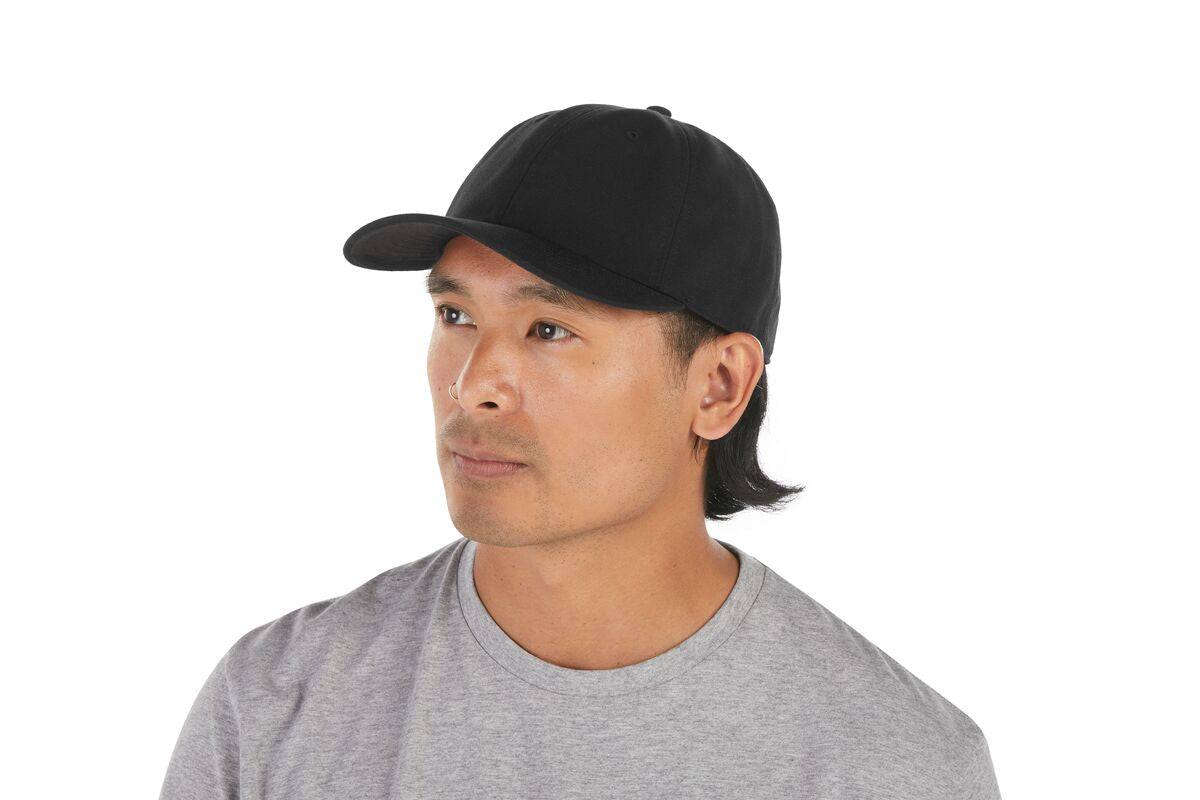 father-s-day-2026-dad-hat-e9 WebPDP-HAT004002_Recycled_Poly_Dad_Hat_Black_Studio_Harper_Studios_0723_Side__HAT004002OS.jpg