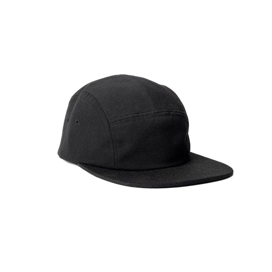 recycled-poly-flat-brim-5-panel-hat-i6 Web_PDP-FlatBrim5PanelHat_Studio_Front_Black.jpg